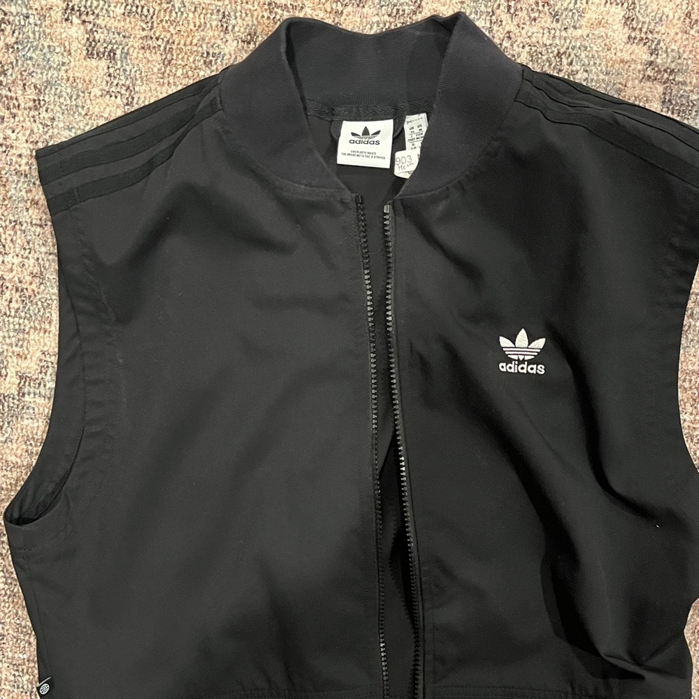 adidas Black Sleeveless Women's Jumpsuit - Picture 3 of 4